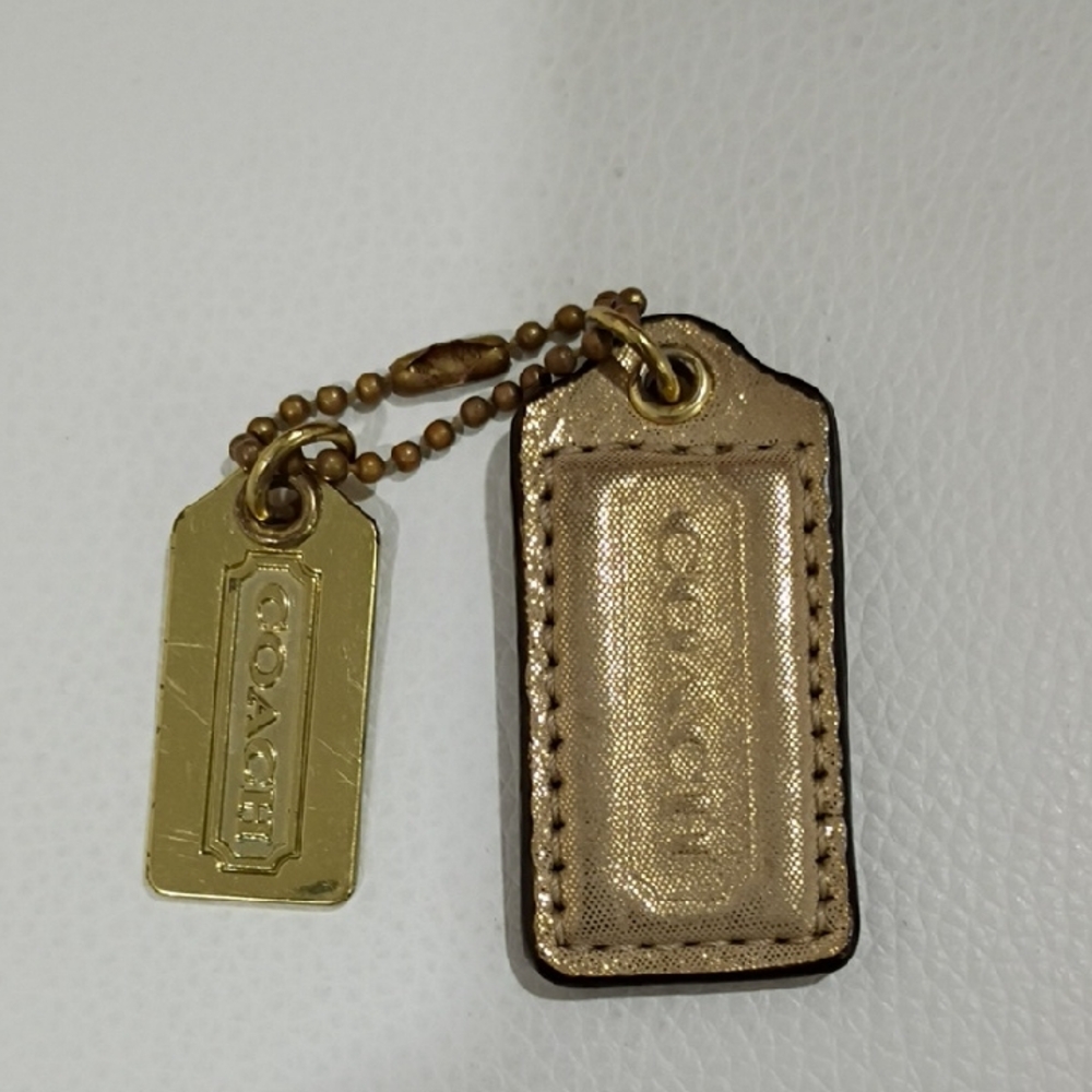 Coach Metallic Gold Hangtags
